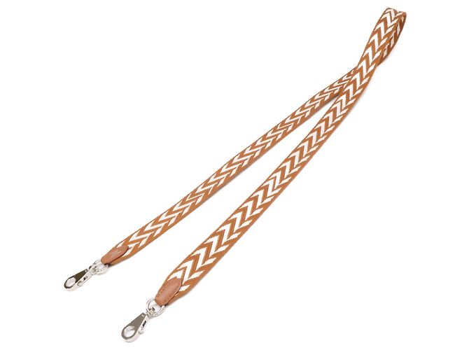 Hermès Hermes Gold Swift Leather Shoulder Strap Golden