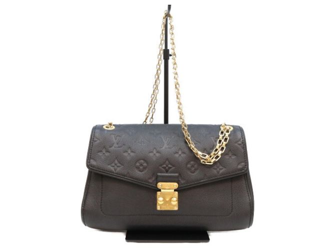 Bolsa de Ombro Louis Vuitton Empreinte Black Saint Germain PM Preto