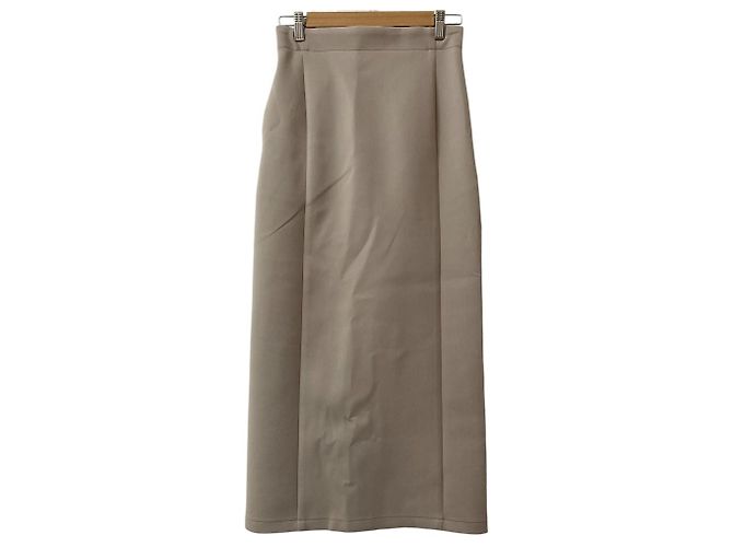 Autre Marque Falda larga elástica IENA Beige
