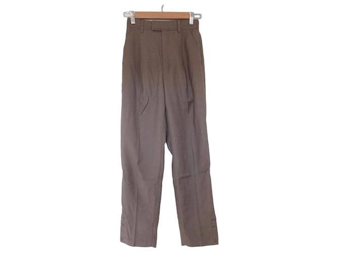 Autre Marque Pantaloni Ameri ROLL UP HEM PANTS Marrone 