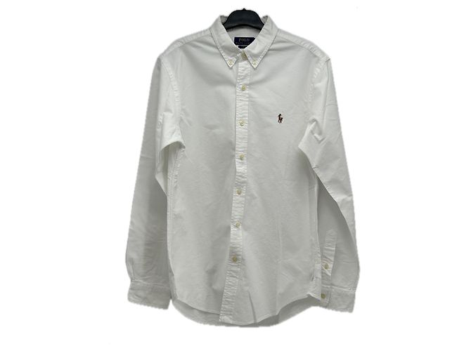 Camicia Ralph Lauren Bianca in Cotone M Bianco