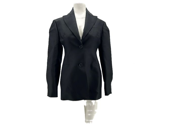 Autre Marque SCANLAN THEODORE Schwarzer Wollblazer