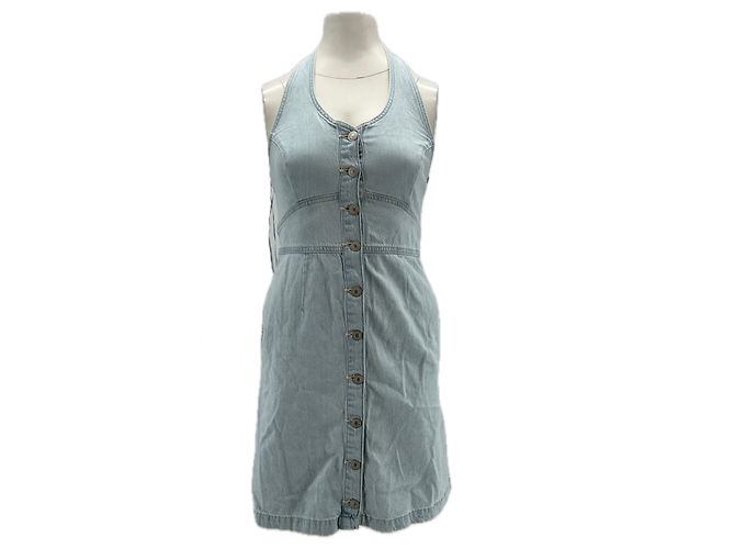 Vestido vaquero Levi's azul de algodón XS