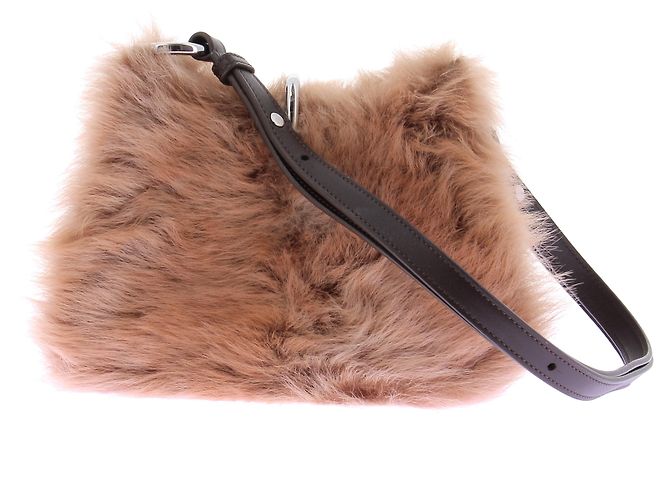 Autre Marque Bolsa pequena de pele Marrom