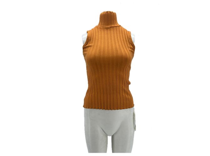 Simon Miller Orange Polyester Top XS