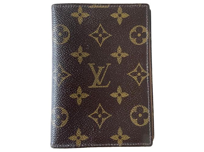Louis Vuitton Monogram Card Holder Brown