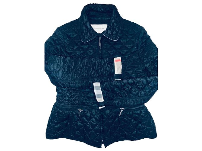 Giacca trapuntata Burberry Bambini Nero
