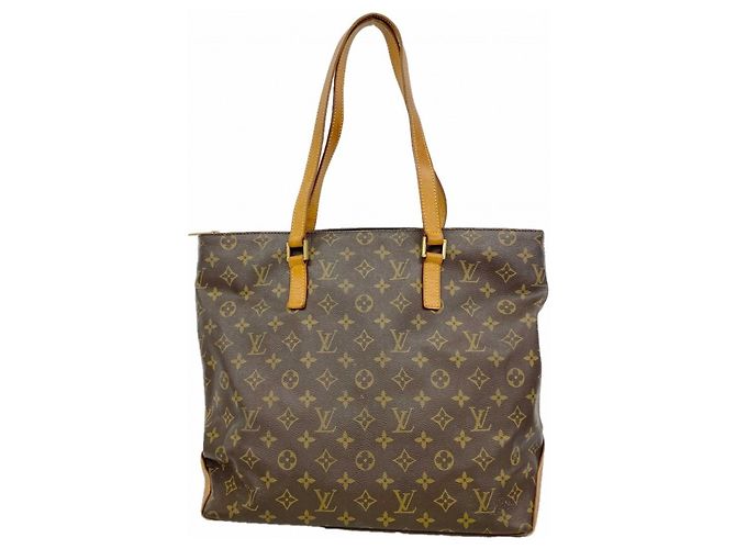 Borsa Tote Louis Vuitton Monogram Cabas Mezzo Marrone