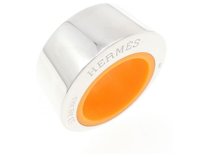 Ring Hermès Anillo de banda en plata 925 Hermes
