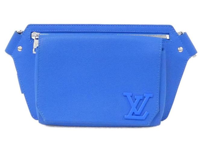 Louis Vuitton LV Aerogram Takeoff Shoulder Bag Blue