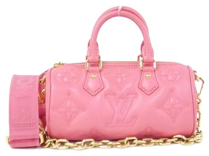 Bolsa de Ombro Louis Vuitton Bubblegram Papillon BB M59826 Rosa