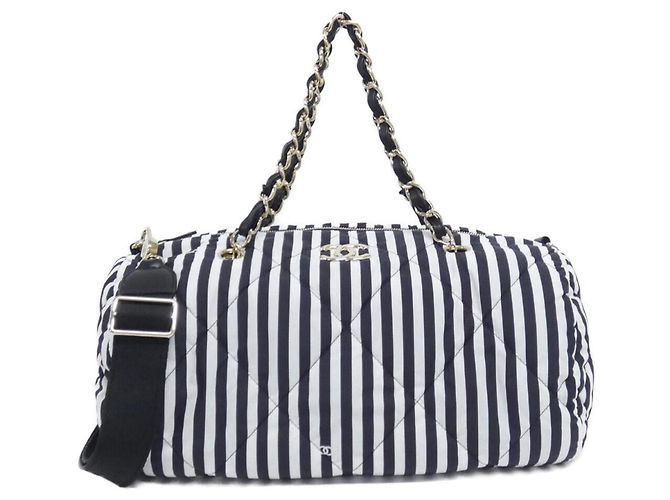 Borsa Boston Chanel AS4696 Nero Bianco