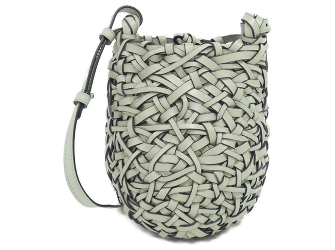 Bolsa Loewe Nest Basket Small Verde Verde claro
