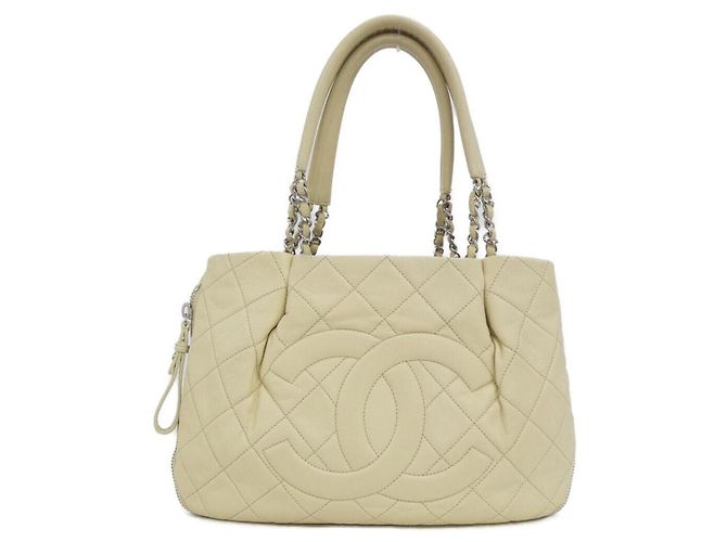 Bolsa Chanel 50281 Marfim Cru