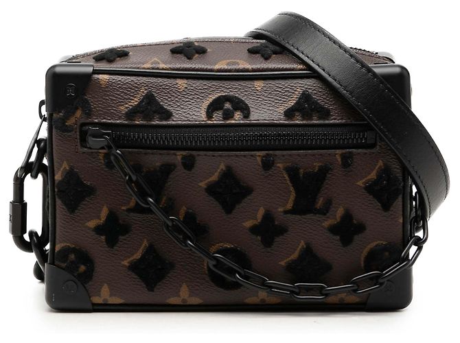 Louis Vuitton Marron Monogram Tuffetage Mini Soft Trunk