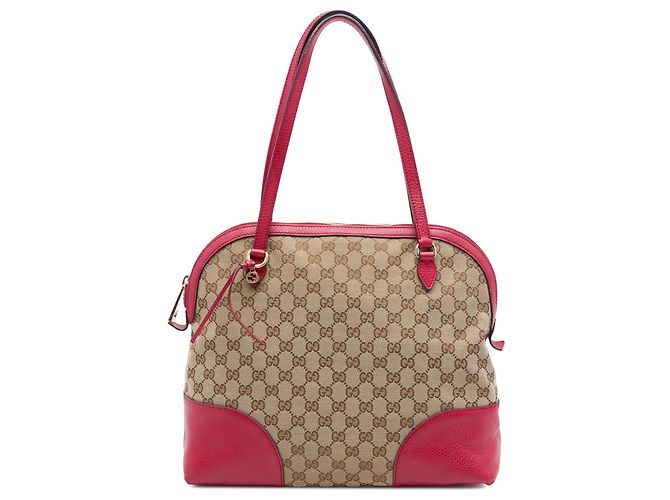 Bolso de hombro Gucci GG Canvas Beige