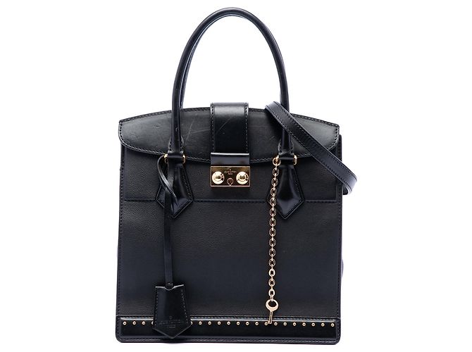 Louis Vuitton Negro Taurillon Cour Marly PM