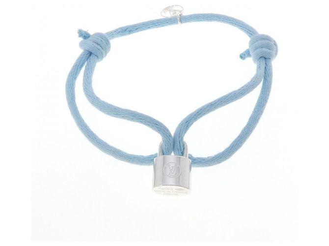 Louis Vuitton Silver Lockit Doudou Charm Armband