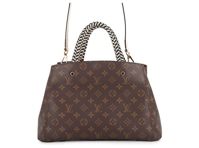 Louis Vuitton Monogram Montaigne MM Handtasche Schwarz Monogramm
