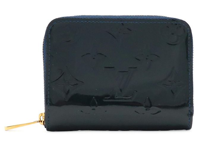 Portafoglio Zippy Monogram Vernis Louis Vuitton Blu