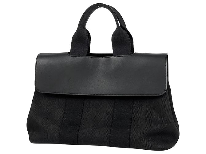 Hermès Sac cabas Hermes Valparaiso PM Noir