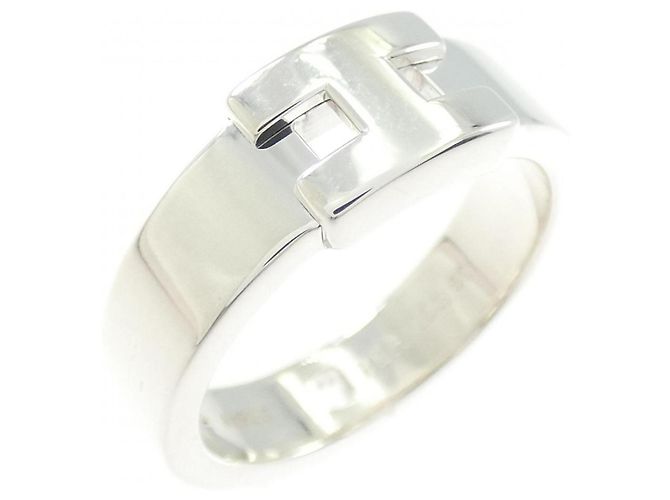 Ring Hermès Anillo de banda de plata 925 Hermes