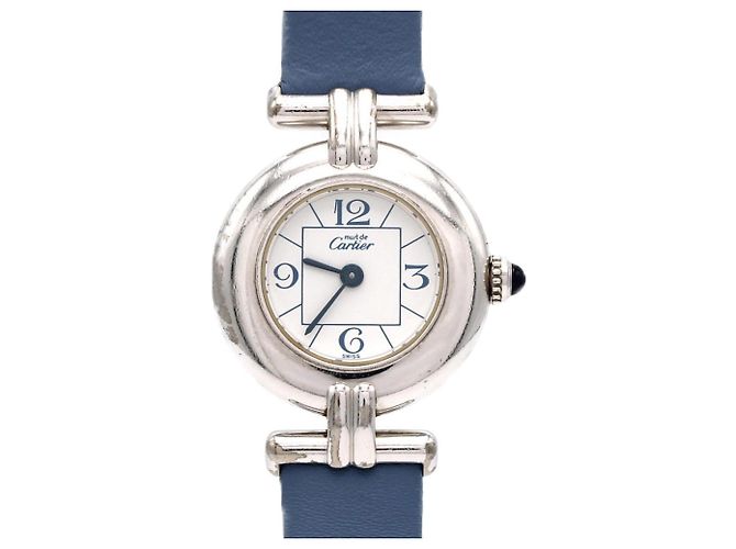Cartier Must Colisée SM Silver Quartz Uhr