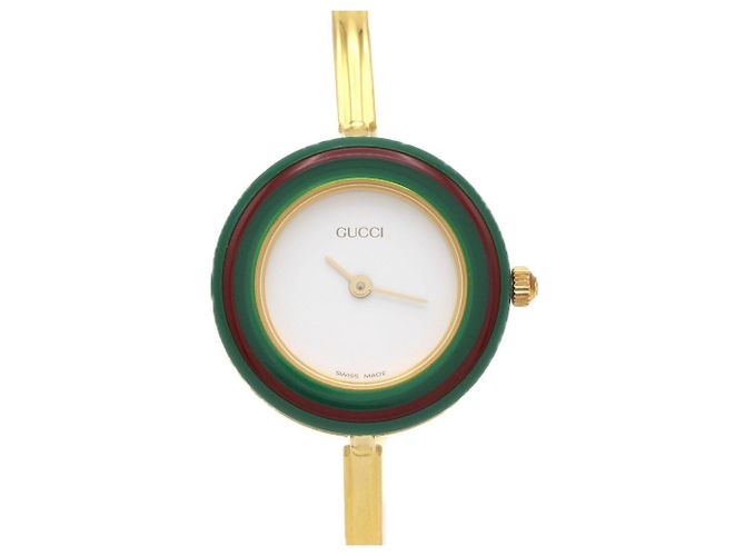Reloj Gucci Change Ring GP Tamaño Medio Cuarzo