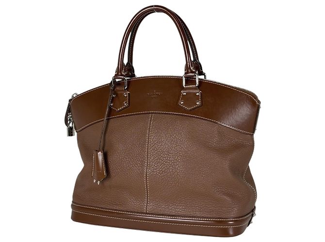 Bolsa Louis Vuitton Lockit MM Marrom
