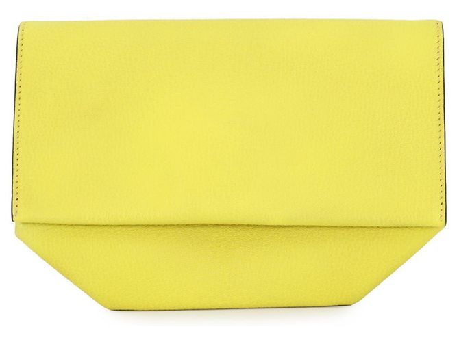 Hermès Clutch Hermes Opli Lime D'oro
