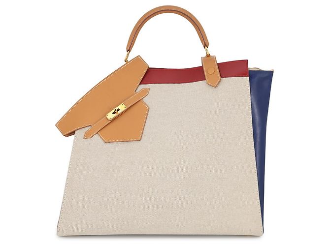 Hermès Borsa Hermes Himalaya Rosso Blu navy 