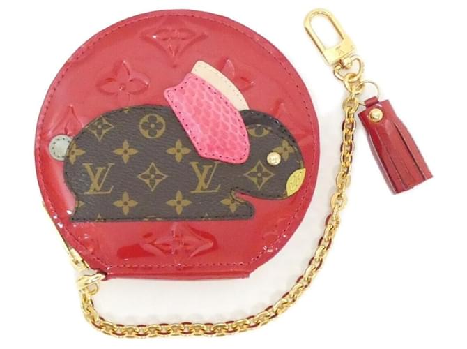 Monedero Louis Vuitton Vernis Python Roja 