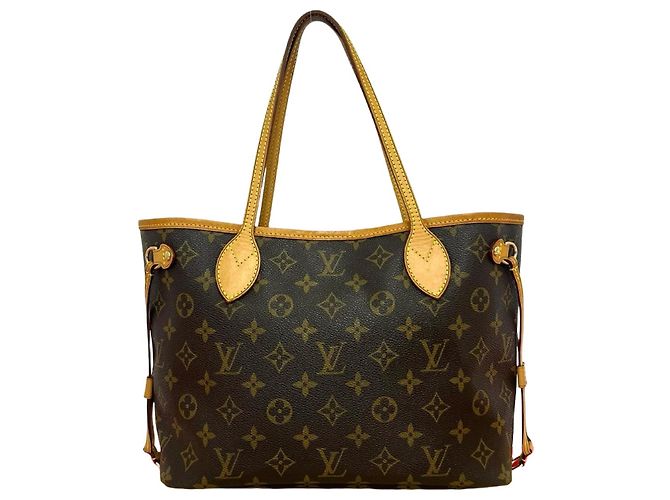 Borsa Tote Louis Vuitton Neverfull Monogram Marrone