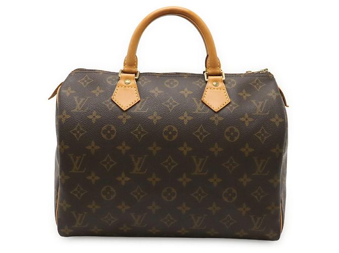 Speedy Bolsa Louis Vuitton Monogram Marrom