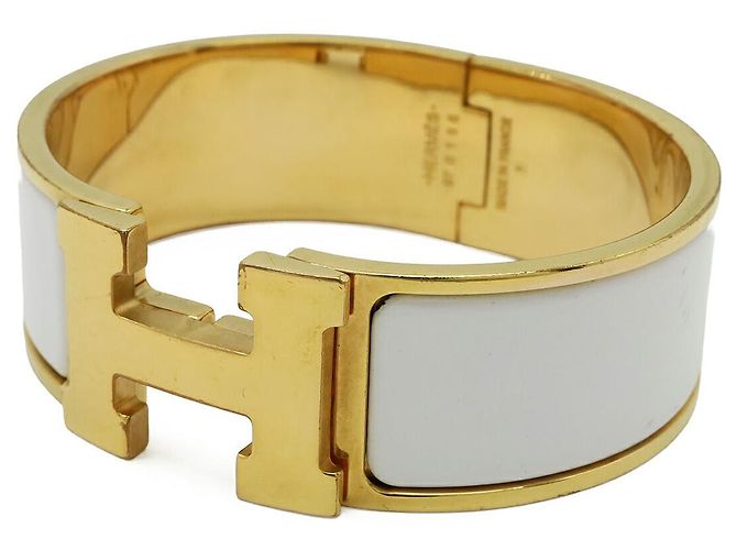 Hermès Hermes Clic Clac H PM Armband Weiß