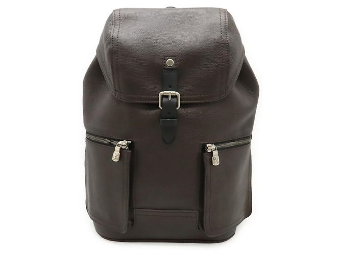 Louis Vuitton Utah Leather Backpack Brown