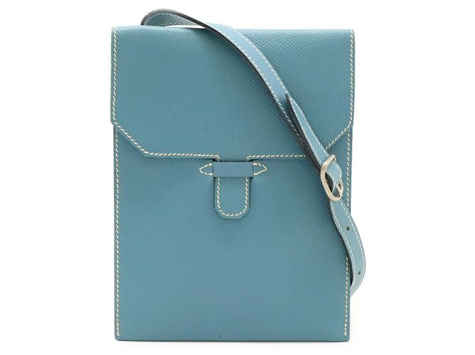 Hermès Borsa a tracolla in pelle Amelie Hermes Blu