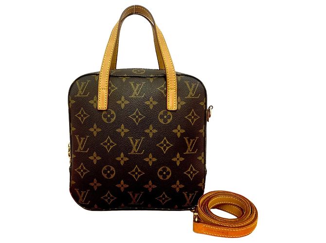 Bolsa 2way Louis Vuitton Spontini em couro monogram Marrom
