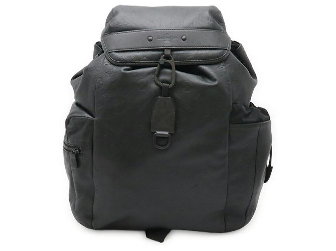 Louis Vuitton Monogram Shadow Rucksack Schwarz