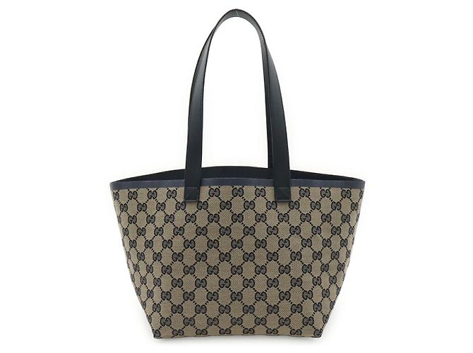 Borsa Tote Gucci GG Canvas Blu