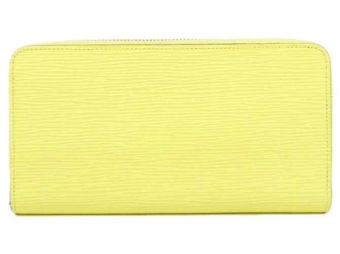 Portefeuille long Louis Vuitton Epi Jaune