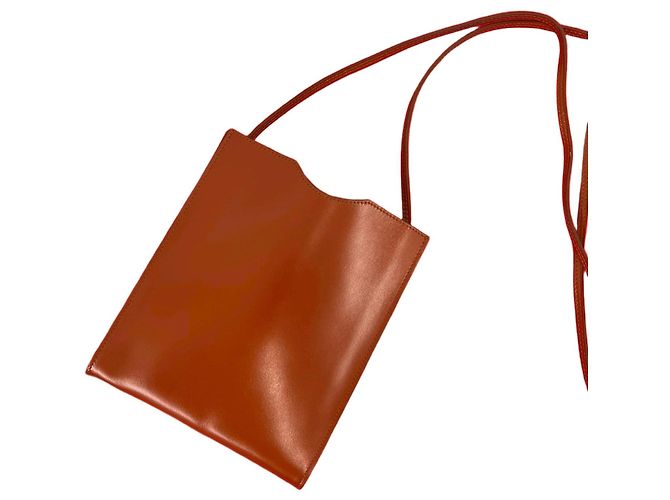 Hermès Borsa a tracolla in pelle Hermes Omenitou Marrone