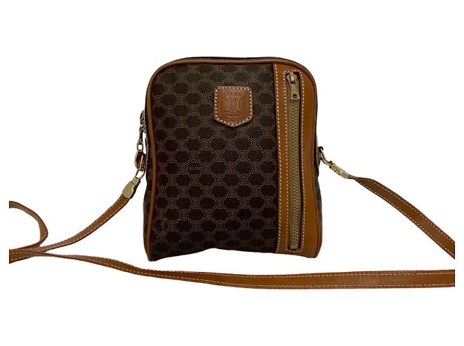 Céline Celine Triomphe Shoulder Bag Brown