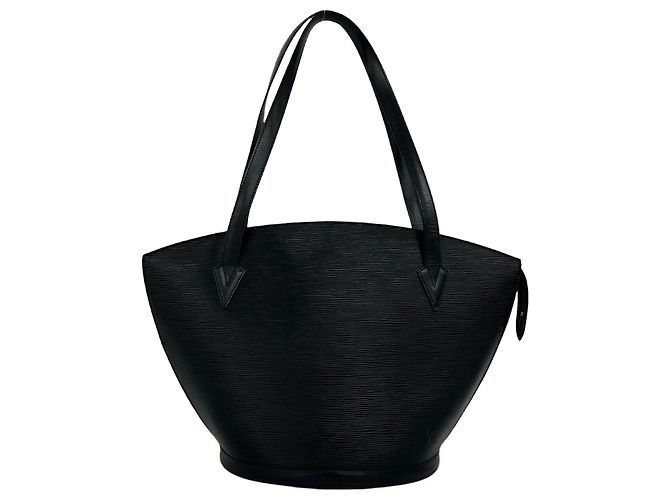 Sac cabas Louis Vuitton Saint Jacques en cuir Epi Noir
