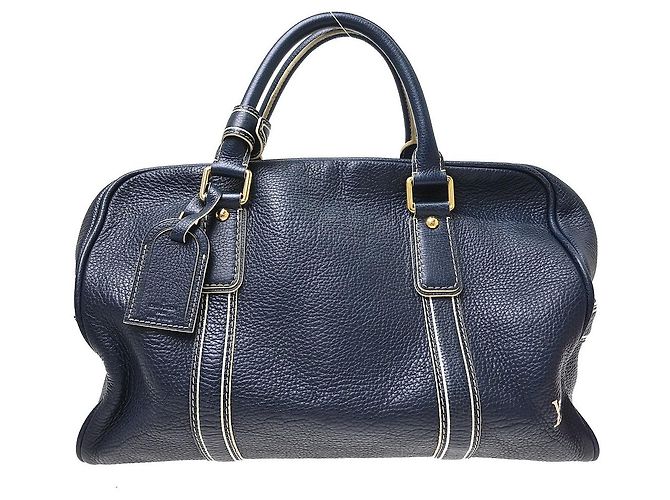 Louis Vuitton Carryall em couro Azul