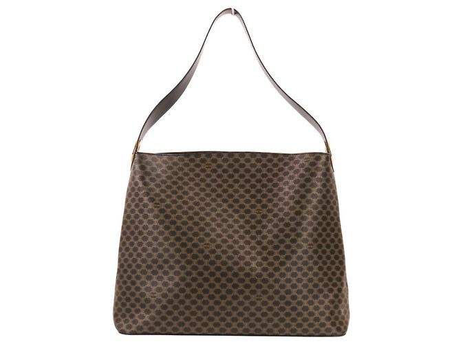 Céline Celine Vintage Macadam Shoulder Bag