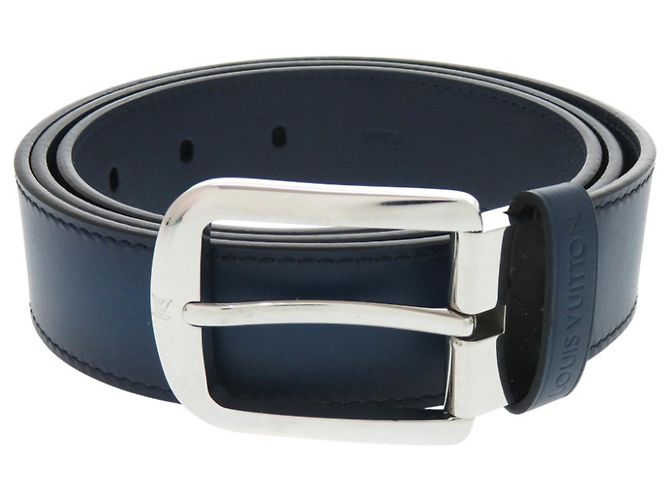 Louis Vuitton Legacy Gürtel M9225 Silber Blau