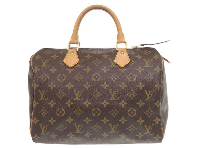 Sac à main Louis Vuitton Speedy 30 Monogram Marron Monogramme
