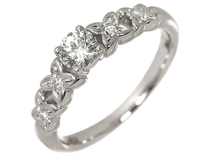 Anello Christian Dior Platinum Band Ring