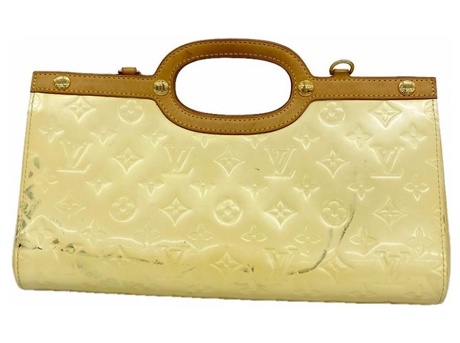 Louis Vuitton Vernis Roxbury Drive Handtasche Weiß